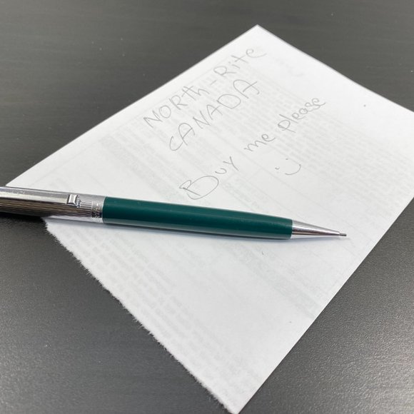 RARE NORTH-RITE Mechanical Pencil, Dark Green, Works, Made in Canada - Picture 7 of 10